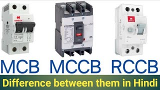 MCCB RCCB MPCB amp MCB Difference [upl. by Bank165]