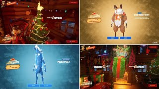 Fortnite Christmas Presents 2019 vs 2022 [upl. by Mercado]