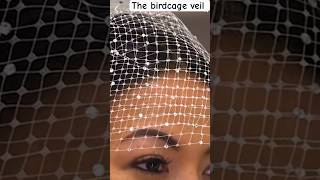 How do you secure a birdcage veil Styling inspiration and tips veils [upl. by Maillil872]