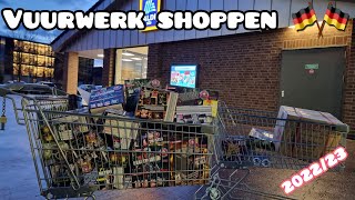 VEEL VUURWERK SHOPPEN DUITSLAND 2022 2023  COLLECTIE [upl. by Yatnuahs]