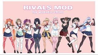 My RIVALS MOD DL download link  Yandere Simulador [upl. by Lonna819]