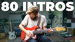 TOP 80 GREATEST GUITAR INTROS [upl. by Betti246]