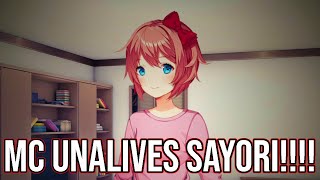 MC UNALIVES SAYORI DDLC MOD  Afternoon Part 1 [upl. by Hardwick]