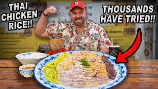 A 6Person Team Couldnt Finish This Famous 3kg Thai Chicken Rice Challenge in Bangkok Thailand [upl. by Akinuahs92]