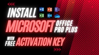 Microsoft Office ProPlus Installation With free activation key [upl. by Satterfield412]