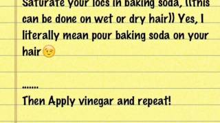 How To Do a Clarifying Rinse For Locs Apple Cider Vinegaramp Baking Soda Rinse [upl. by Baudin]