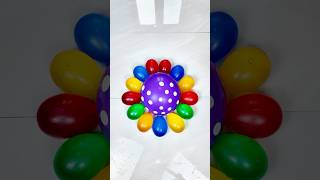 Beautiful Polka Dot Balloon and Mini 13 Rainbows Balloons Popping Reverse ASMR Satisfying asmr [upl. by Nager]