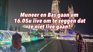 Bas en Muneer gaan zo live om te zeggen dat ze niet live gaan [upl. by Cash95]