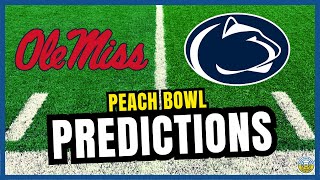 Ole Miss vs Penn State PREDICTIONS  2023 College Football Predictions  Peach Bowl [upl. by Berky]