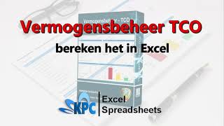 Vermogensbeheer TCO in Excel ✅ [upl. by Aketahs]