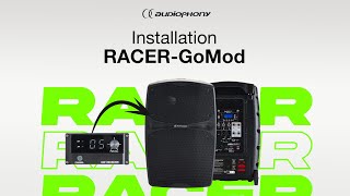 Montage du RACERGoMod sur une enceinte RACER120 amp RACER250 Audiophony [upl. by Rubbico]