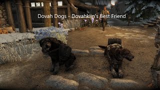 Dovah Dogs  Dovahkiins Best Friend  Skyrim Special Edition  PC amp Xbox [upl. by Urana]