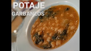 POTAJE de GARBANZOSTHERMOMIX con ThermoMaquinita [upl. by Sauncho]