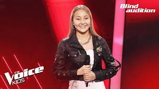 BudmaaG  quotYaruulakhguiquot  Blind Audition  The Voice Kids Mongolia 2024 [upl. by Dnarud]