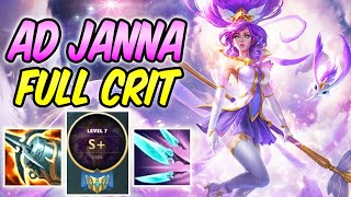 AD JANNA MID S FULL CRIT SO CLEAN  New Build amp Runes S11 Star Guardian Janna  League of Legends [upl. by Selohcin]