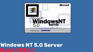 Windows NT 50 Enterprise Server beta 2 build 1888 [upl. by Kohcztiy]