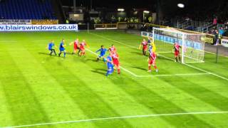 Ross Draper Goal Inverness CT 31 Ross County 05102012 [upl. by Ainotna]