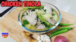 TINOLANG MANOK  CHICKEN TINOLA RECIPE  HOW TO COOK CHICKEN TINOLA  PINOY FOOD TV [upl. by Knut982]