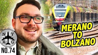 Bolzano Italy Part 1Merano to Bolzano by Train  My life in Italy [upl. by Doykos]