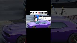 Dodge Demon VS Redeye Hellcat Drag racing Who will win [upl. by Ahseila725]