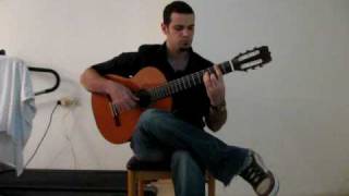 JS Bach  Bourrée BWV 1002  classical guitar [upl. by Denison]