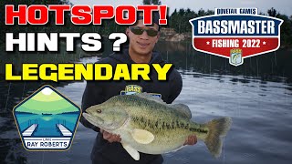 Bassmaster Fishing 2022 Hotspot Big Bass Legendary Catch quotSabinequot Location Tackle Lake Ray Roberts [upl. by Mar719]