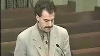 Borat at the Oklahoma City Traffic Commission 1 of 2 [upl. by Landers]