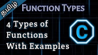 12 Types of Function in C in Tamil  Tamil Pro Techniques [upl. by Aehc]