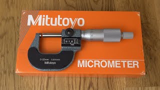 Mikrometer Mitutoyo  Unboxing Review und Beispielmessungen  Tipps und Tricks [upl. by Nyer]