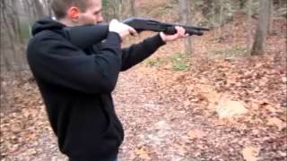 12 gauge shotgun recoil test [upl. by Root452]