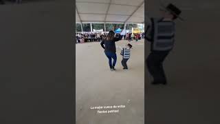 Mama baila Cueca con su hijo  fiesta Patria 2024 folklore chile [upl. by Gilba953]