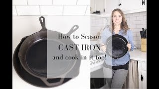 CAST IRON on a Glass Top Stove  HOW TO FRY an EGG in CAST IRON [upl. by Verner]