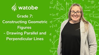 Grade 7  Constructing Geometric Figures drawing parallel and perpendicular lines [upl. by Haldeman]