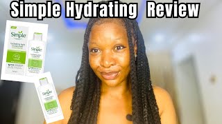 Simple Hydrating Light Moisturizer Review  How To Use Simple Hydrating Moisturizer [upl. by Odnolor94]