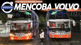 NYAMAN BANGET JakartaSemarang With Rosalia Indah Double Decker Volvo B11R [upl. by Etak]