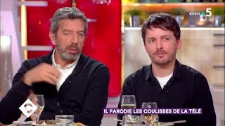 Chris Esquerre Michel Cymes et JeanBaptiste Guégan au dîner  C à Vous  30012018 [upl. by Nirot]