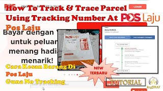 Baru Cara Cek No TrackingKesan Barang Di Pos LajuHow To Track amp Trace Parcel Using Tracking Number [upl. by Nodlew910]