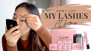 Luxe Lash Lifting At Home My Routine Tips amp Tricks  Is This The Best Lash Lift Kit 4K [upl. by Saraiya]