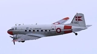 Dakota Aircraft take off for the Normandy beaches from HMS Daedalus Airfield LeeonSolent [upl. by Kalvn]