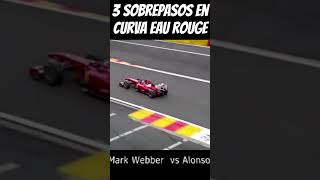 Sobrepasos en Eau Rouge f1 eaurouge gpbelgica colapinto hamilton verstappen [upl. by Nainatrad]