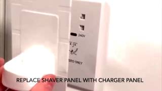 INWALL TOOTHBRUSH CHARGER INSTALL VID [upl. by Sugar]