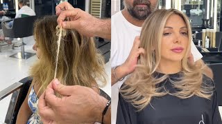 New hair colour by mounir Mounir hair transformation by mounir [upl. by Ennovyhc]