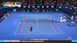 Wawrinka Vs Djokovic Aus Open 2013 1920 x 1080 mp4 Highlights [upl. by Eibbed300]