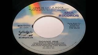 DONNIE IRIS  Love Is Like a Rock 1981 HQ [upl. by Atinehc]