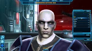 SWTOR  Character Creation Sith InquisitorRattaki [upl. by Waylen535]