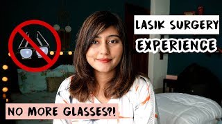 MY LASIK SURGERY EXPERIENCE  Everything You Need To Know About LASIK Eye Surgery  Kritika Goel [upl. by Edan766]