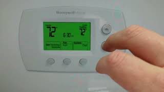 Factory Reset Honeywell FocusPro 6000 Thermostat [upl. by Snodgrass985]