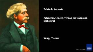 Pablo de Sarasate Peteneras Op 35 version for violin and orchestra [upl. by Atnovart674]