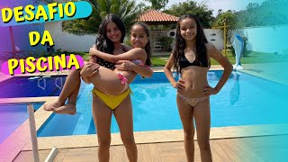 DESAFIO DA PISCINA BRINCANDO COM ELAS [upl. by Aitnom451]