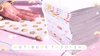 HOW TO MAKE NOTEBOOKS  Materials Mounting and Cutting  Complete StepbyStep Tutorial [upl. by Oad]